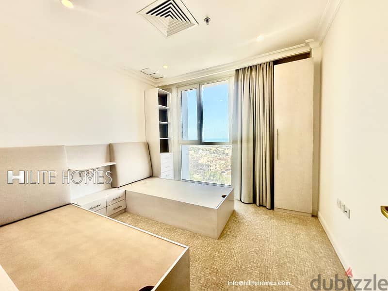 Seaview brand new two bedroom floor apartment for rent in Mahboula 3