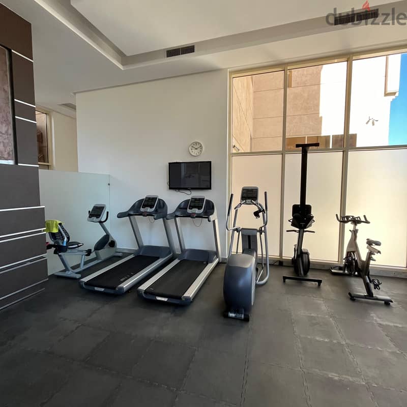 Semi-furnished sea view apartment for rent in Salmiya 11