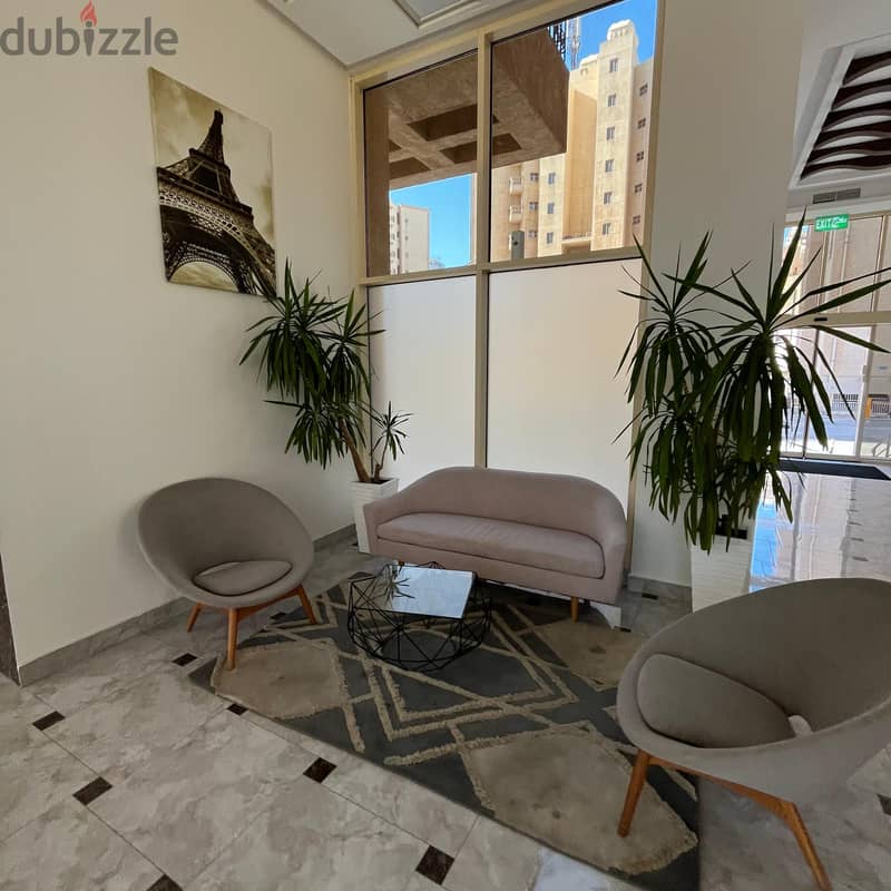 Semi-furnished sea view apartment for rent in Salmiya 12