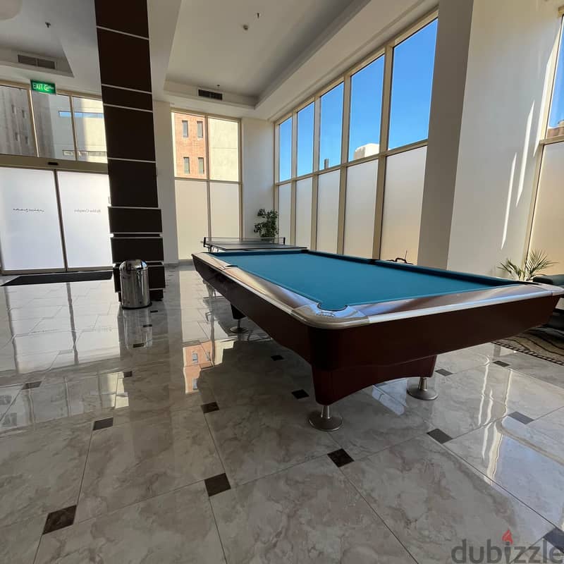 Semi-furnished sea view apartment for rent in Salmiya 13