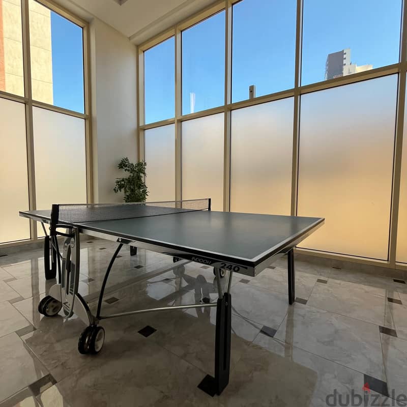 Semi-furnished sea view apartment for rent in Salmiya 14