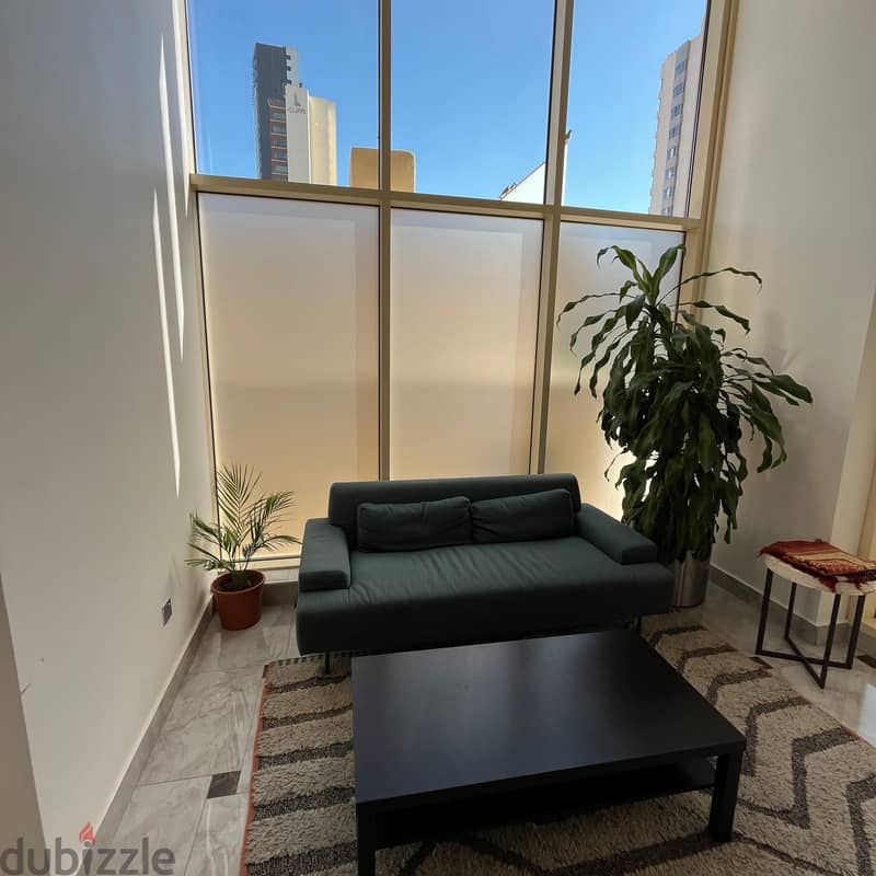 Semi-furnished sea view apartment for rent in Salmiya 15