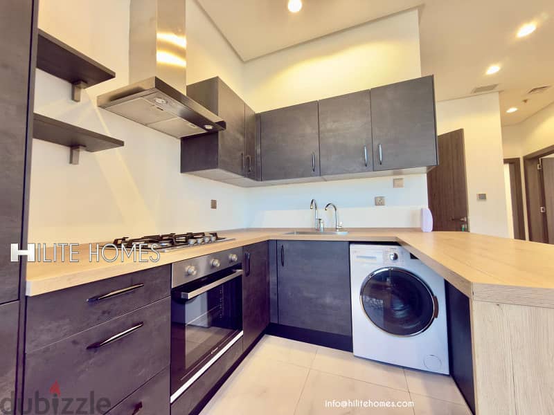 Seaview 2 bedroom semi furnished apartment for rent in Sabha Al Salem 2