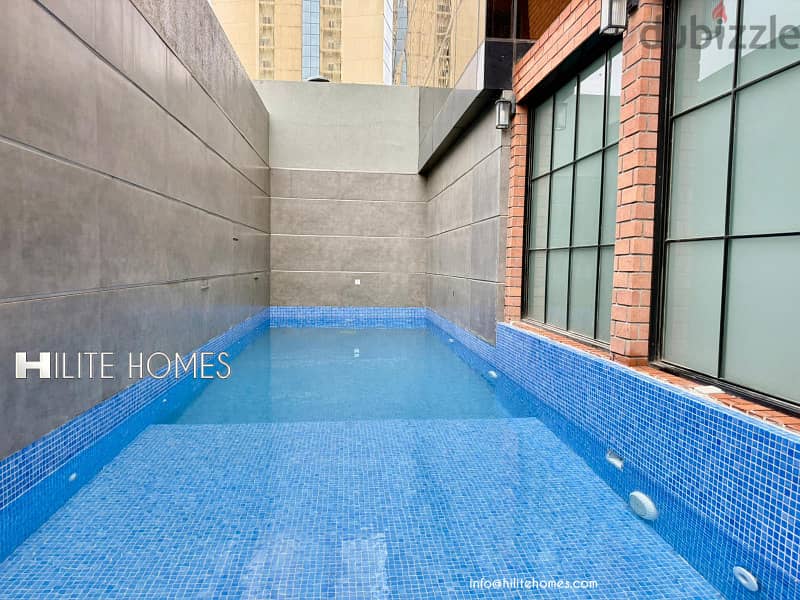 Two bedroom semi furnished Seaview apartment in sharq -2 Months FREE 8
