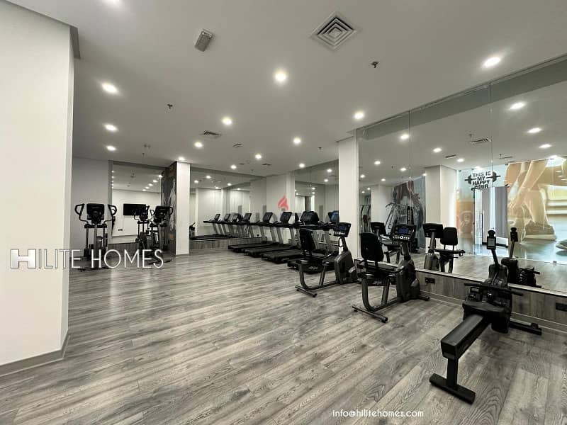 SEA VIEW SEMIFURNISHED TWO BEDROOM APARTMENT FOR RENT IN MAHBOULA 2