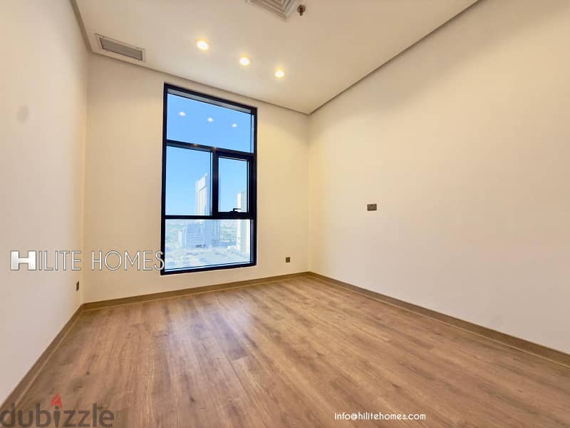 Seaview 2 bedroom semi furnished apartment for rent in Sabha Al Salem 5