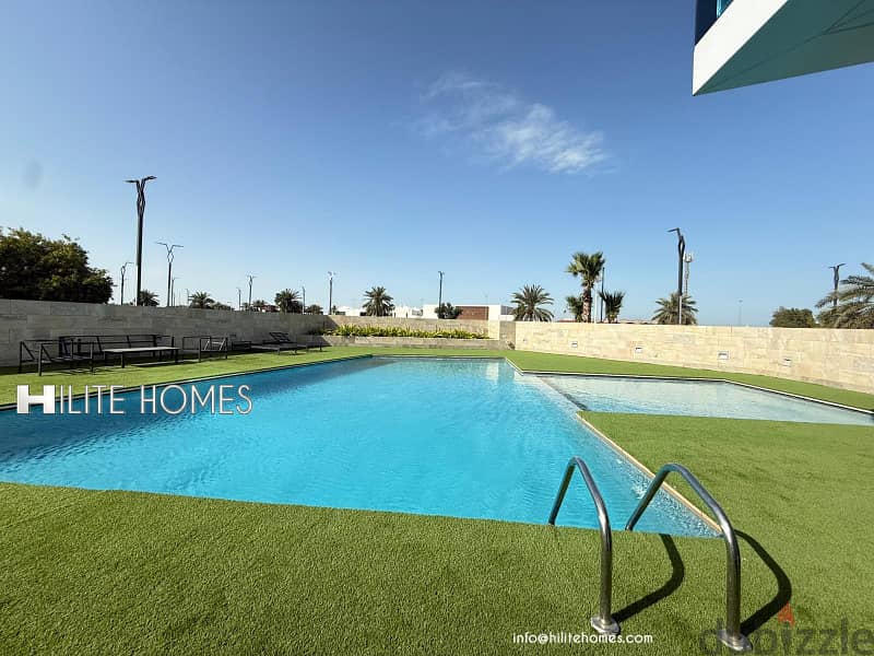 Three bedroom semi furnished apartment for rent in shaab 6