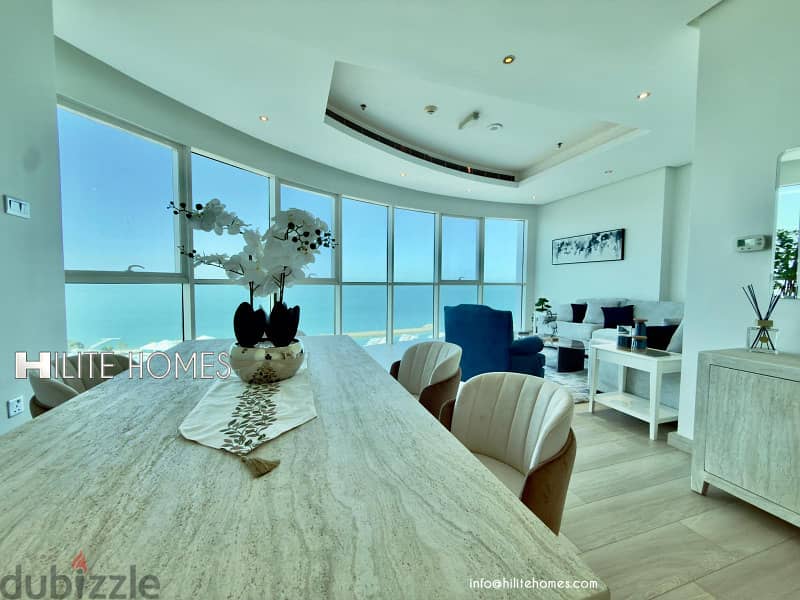 Three bedroom semi furnished apartment for rent in shaab 2