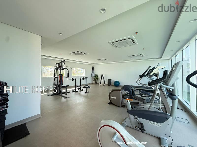 Three bedroom semi furnished apartment for rent in shaab 8