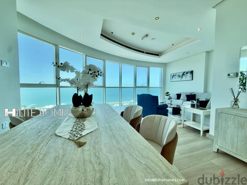Three bedroom semi furnished apartment for rent in shaab 2