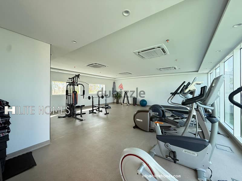 Three bedroom semi furnished apartment for rent in shaab 8