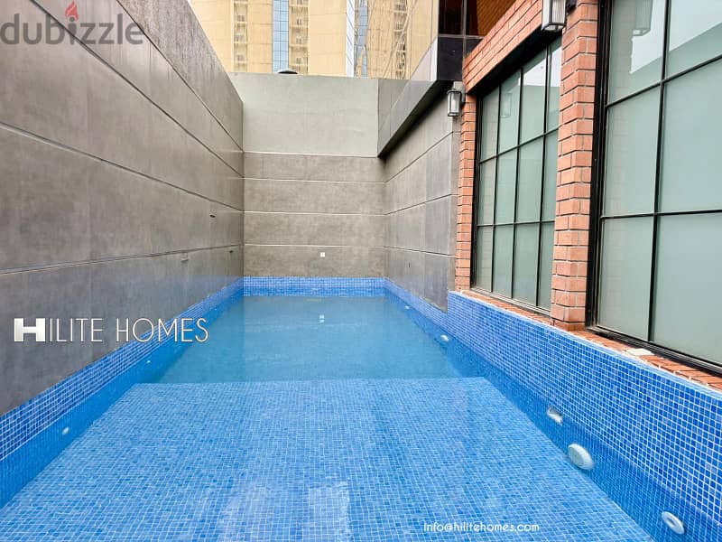 Two bedroom semi furnished Seaview apartment in sharq -2 Months FREE 8