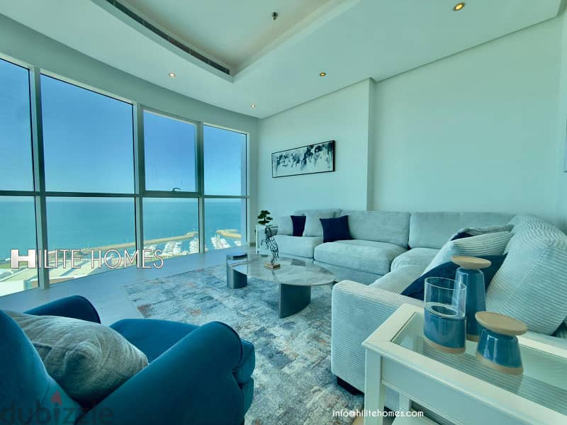 Three bedroom semi furnished apartment for rent in shaab 3