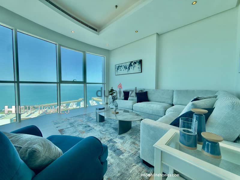 Three bedroom semi furnished apartment for rent in shaab 3