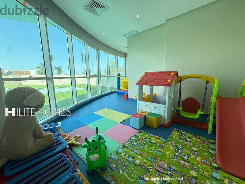 Three bedroom semi furnished apartment for rent in shaab 7