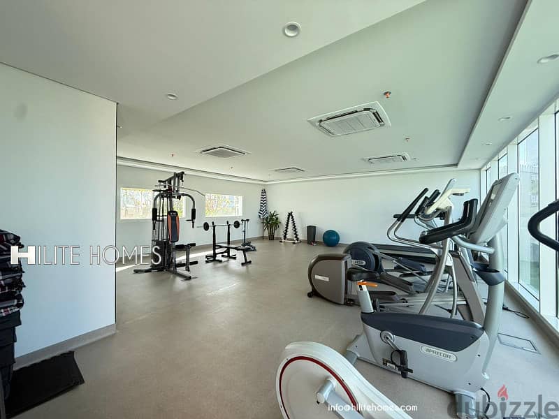Three bedroom semi furnished apartment for rent in shaab 8