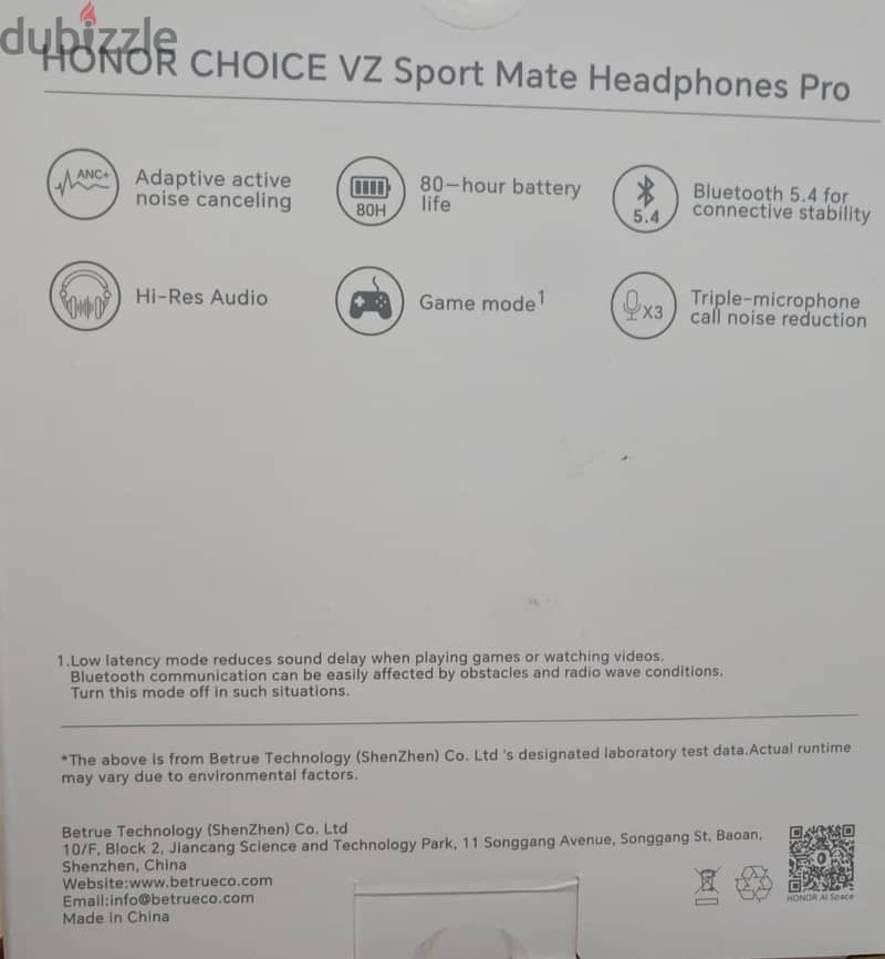 Honor Choice VZ Pro Black Color 2