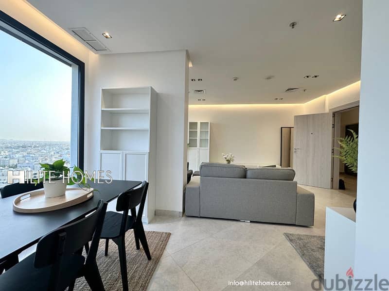 One Bedroom furnished apartment for rent in Salmiya 3