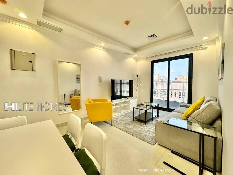 Two bedroom furnished apartment for rent in salmiya near boulevard Par 6