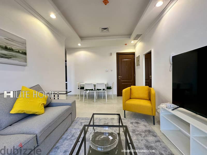 Two bedroom furnished apartment for rent in salmiya near boulevard Par 9