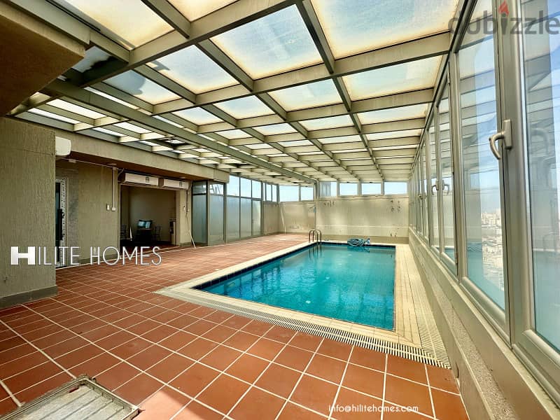 Seaview brand new two bedroom floor apartment for rent in Mahboula 4