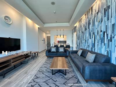SEA VIEW SEMIFURNISHED TWO BEDROOM APARTMENT FOR RENT IN MAHBOULA