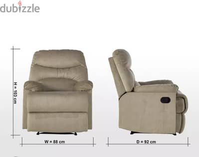 4 months used brand new single seater recliner sofa for sale
