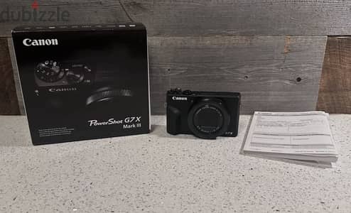 Canon PowerShot G7 X MARK III BLACK Camera