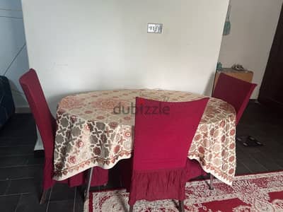 dining table with chair