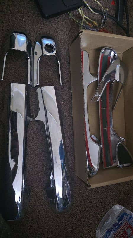 ACCORD DOOR HANDLE NICKLE SET 2004 TO 2007 1