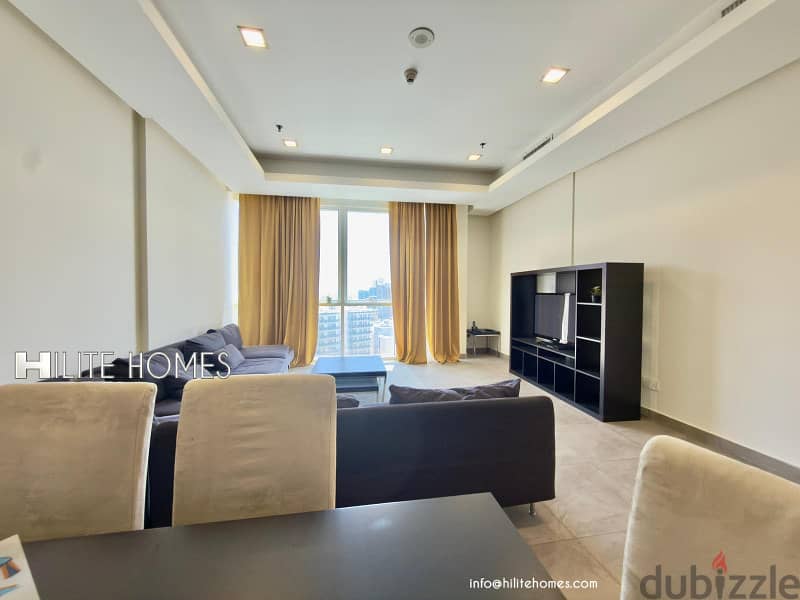 Modern 3 bedroom Duplex Seaview apartment for rent in Salmiya 1