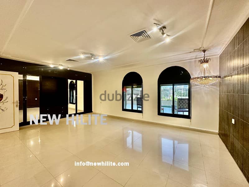 Spacious 3-Bedroom Floor with Terrace for Rent in Salwa 10