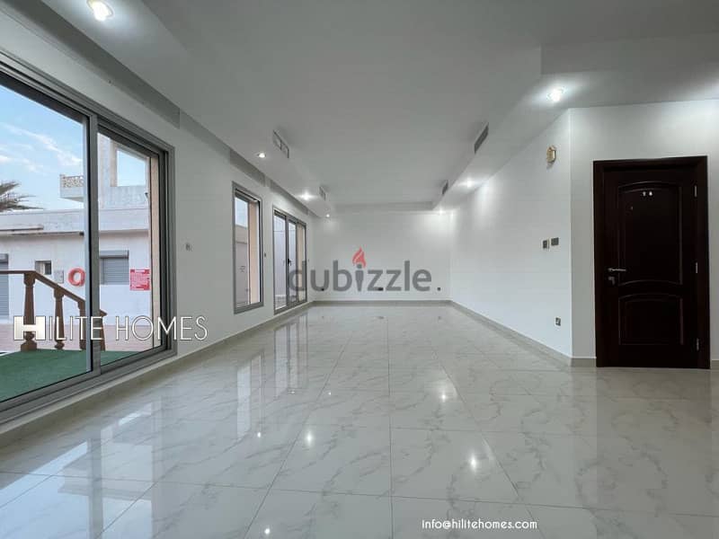 Beach front Floor available for rent in Abu al Hasaniya 4