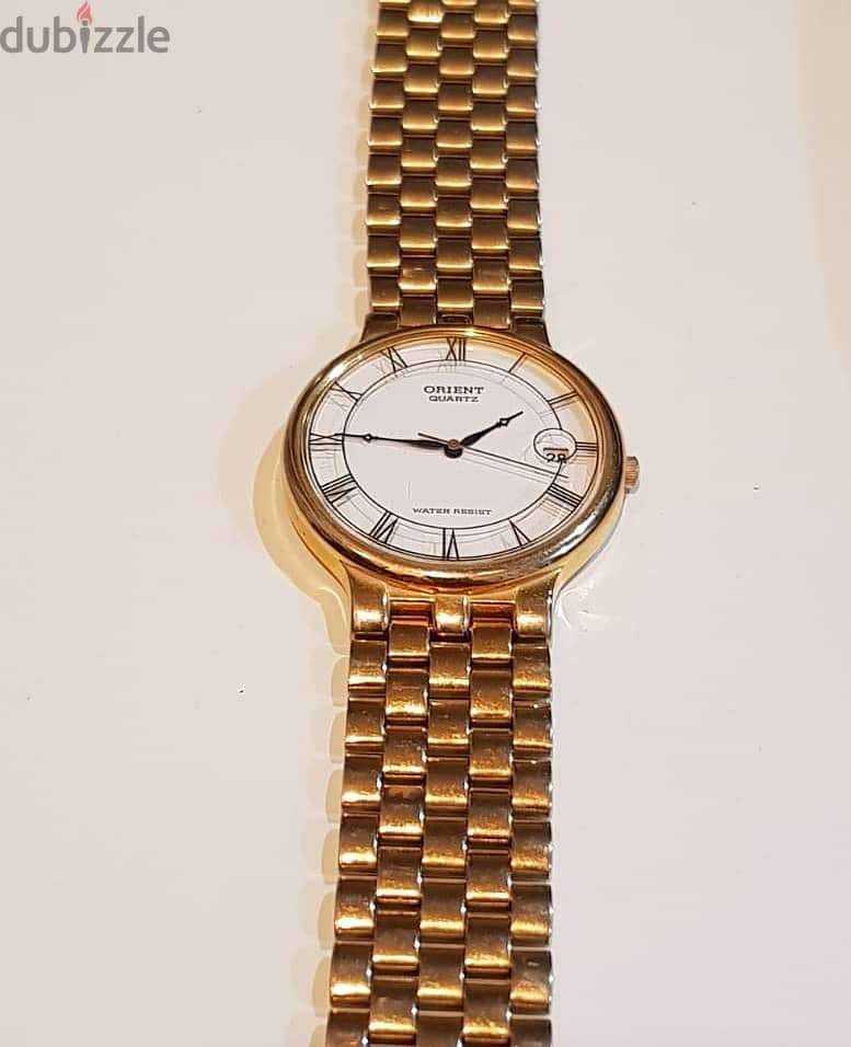 ORIENT VINTAGE Original Quartz Watch Water Resist Stainless steel 1