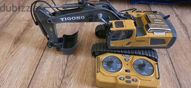 excavator with remote