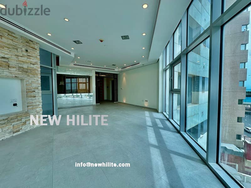Modern full floor Seaview apartment for rent in Salmiya 4