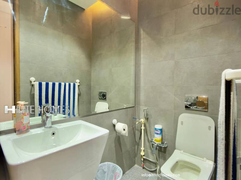 Modern three bedroom furnished apartment for rent in Sabha al Salem 10