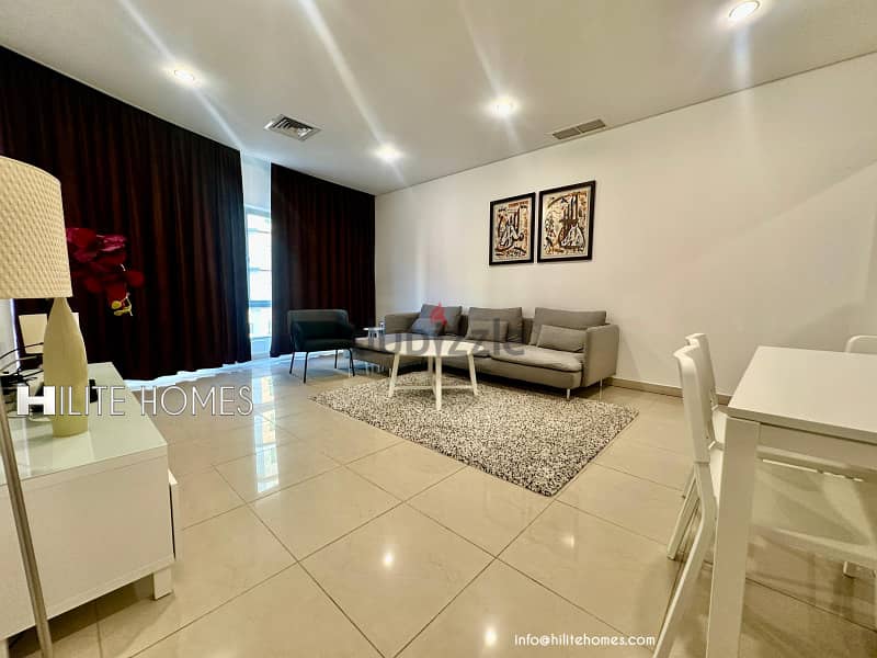 One bedroom furnished apartment for rent in Salmiya 4