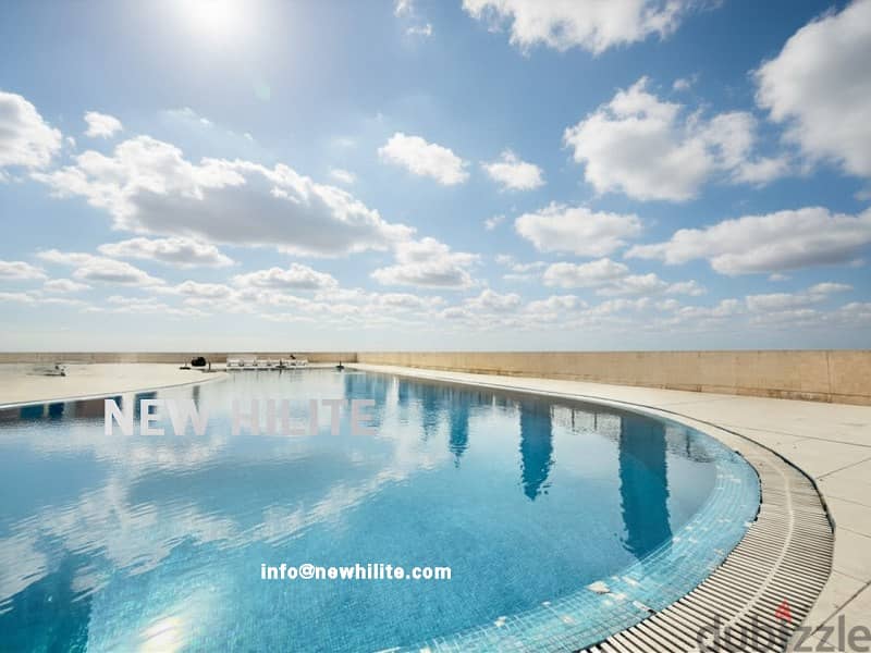 Three bedroom semi furnished apartment for rent 1