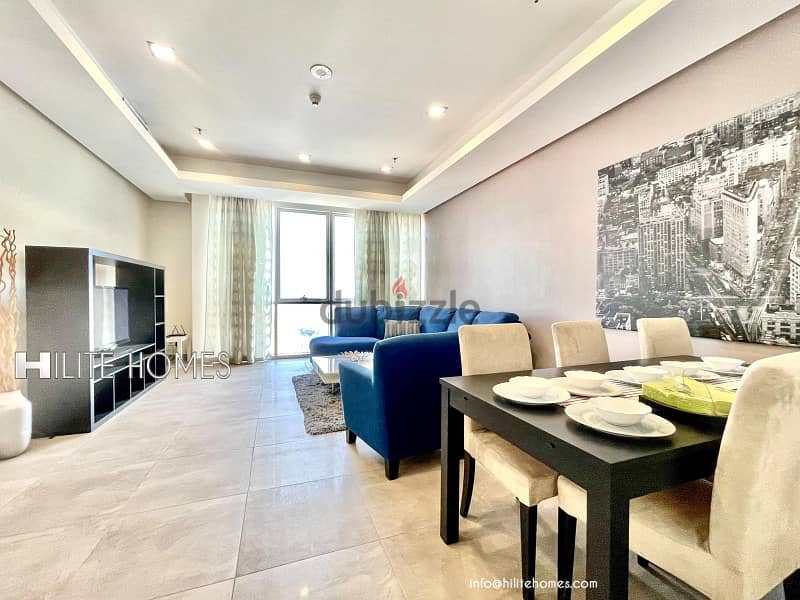 Three bedroom Furnished apartment for rent in Salmiya 1