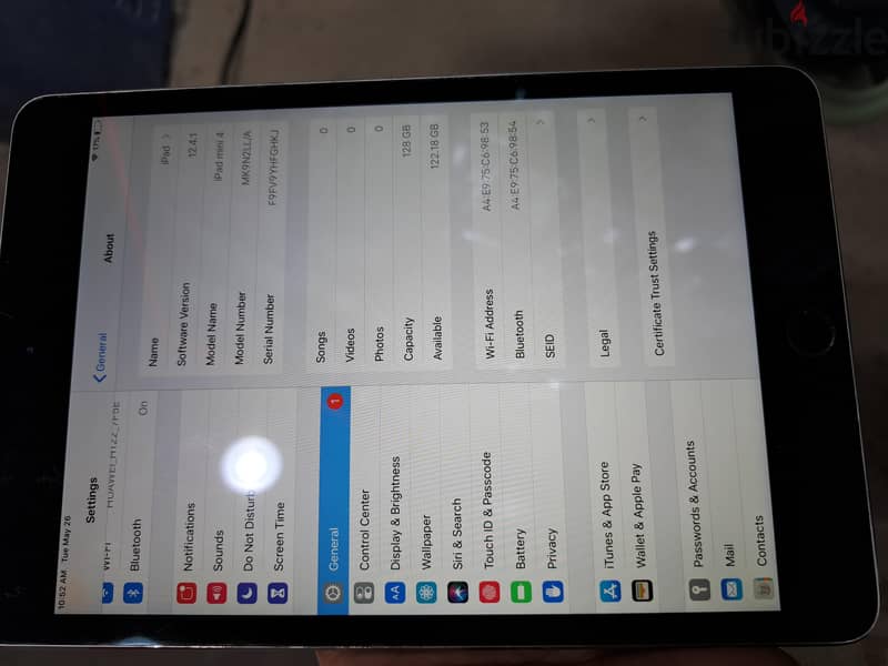 ipad mini4 128gb finger work orignal Lcd all applications support 3