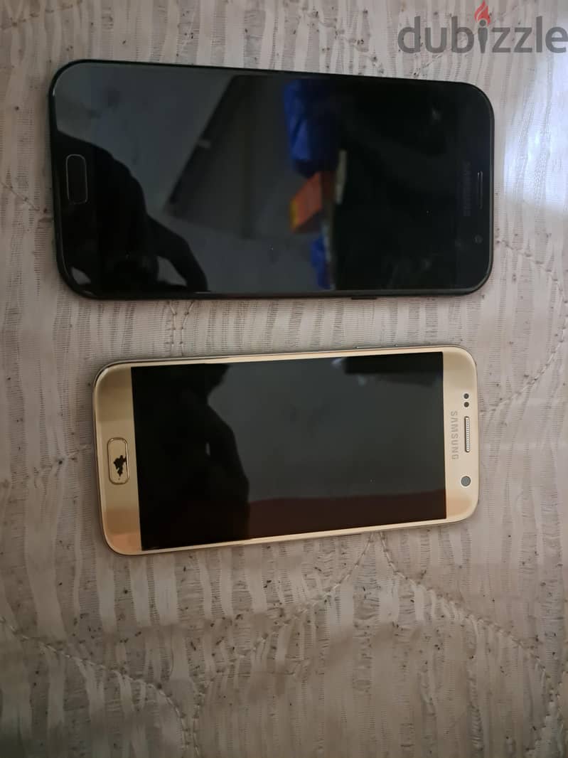 Samsung S7 and Samsung a7 2018 like new check description 1