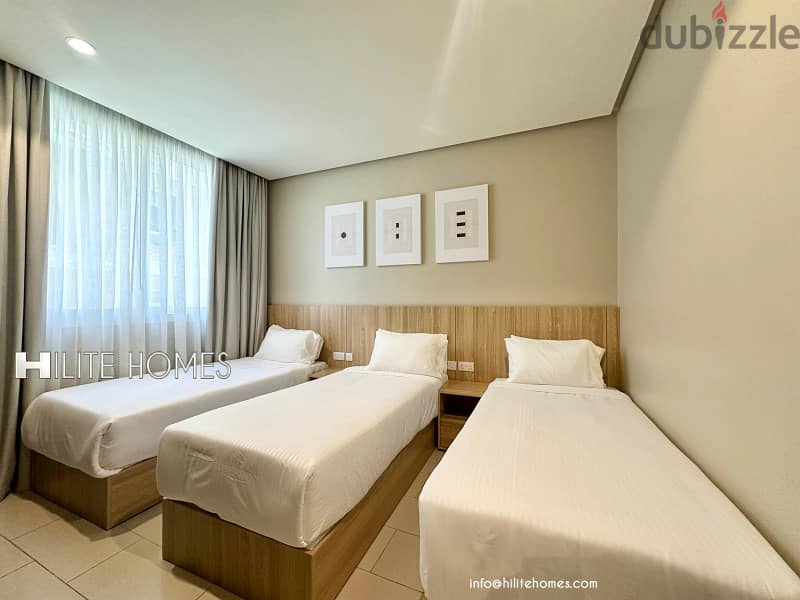Fully furnished three bedroom apartment for rent in Salmiya 5