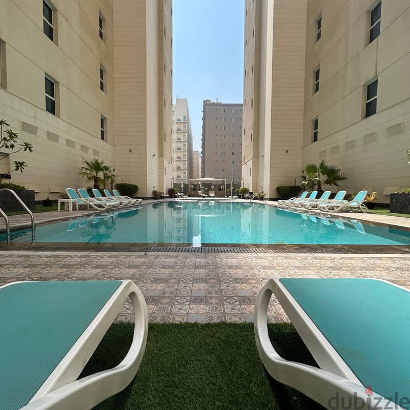 Semi-furnished apartment for rent in Mahboula, Block 2 4