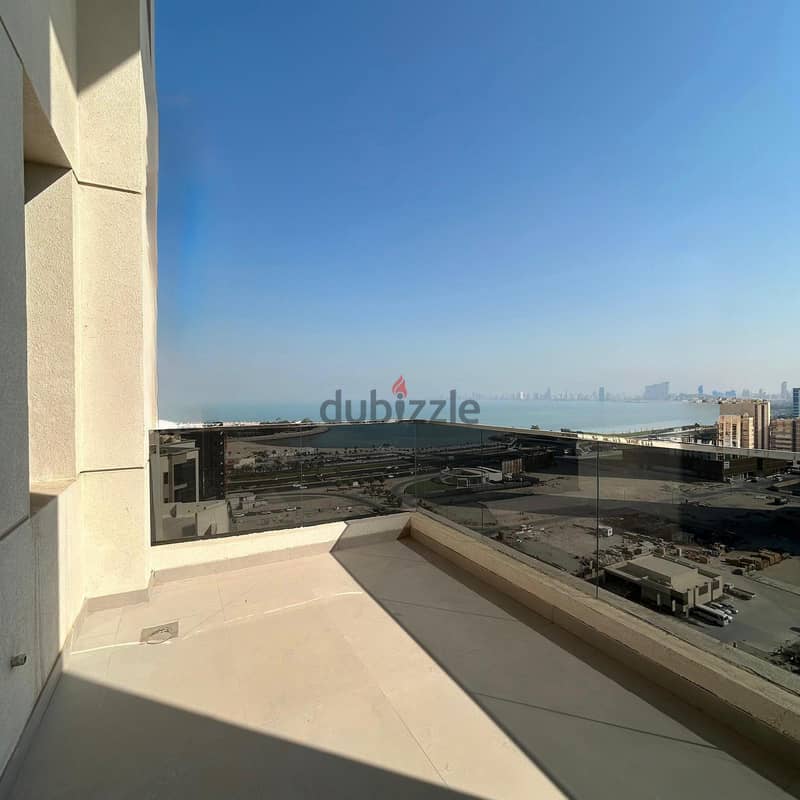 Furnished apartment with a sea view for rent in Hessa Al Mubarak 7