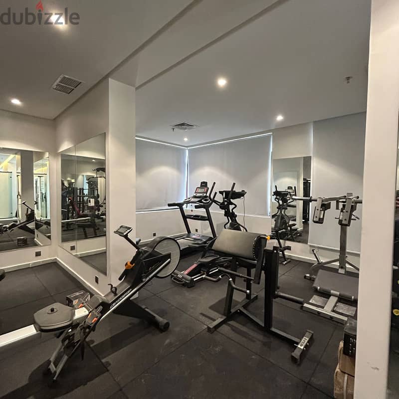 Furnished apartment with a sea view for rent in Hessa Al Mubarak 10