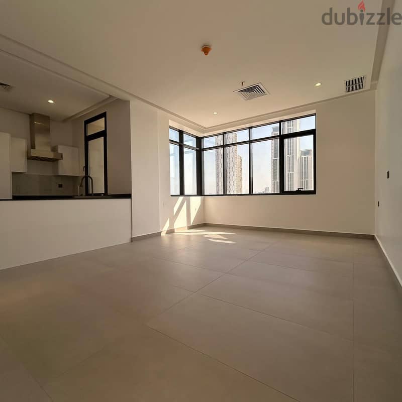 semi-furnished apartment with a sea view for rent in Hessa Al Mubarak 1