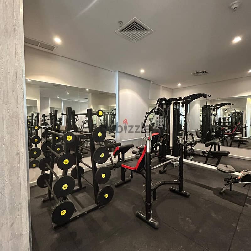 semi-furnished apartment with a sea view for rent in Hessa Al Mubarak 9