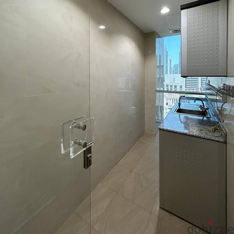 Commercial office with a grace period for rent in Qibla 7