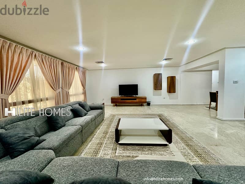 Spacious three bedroom apartment for rent in salwa 10